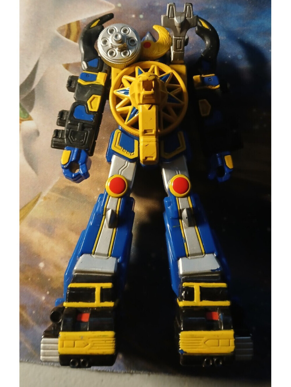 2002 Bandai Power Rangers Ninja Storm Thunderstorm Megazord Zord 6"